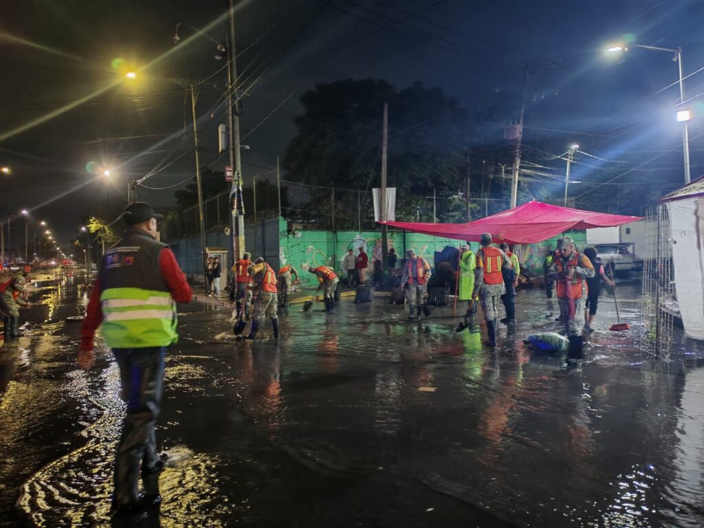 Lluvias en CDMX: 13 millones de m³ de agua en un día