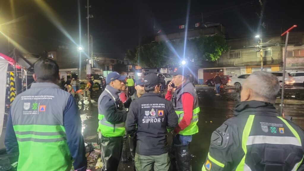 Lluvias en CDMX: 13 millones de m³ de agua en un día