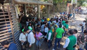 Claudia Sheinbaum supervisa apoyos a familias afectadas por lluvias