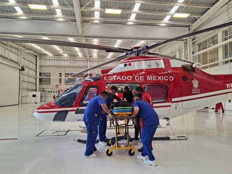 Capacita Grupo Relámpagos a personal médico en evacuación aérea