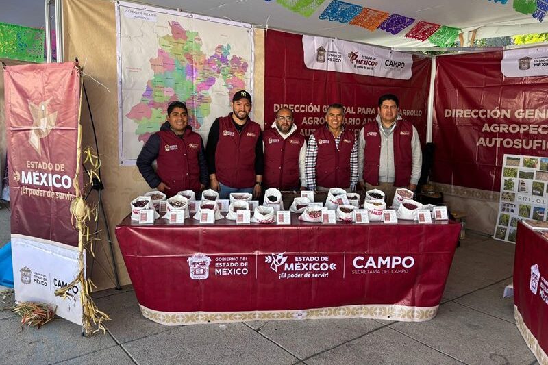 SeCampo Edoméx impulsa agroecología en la Feria del Frijol