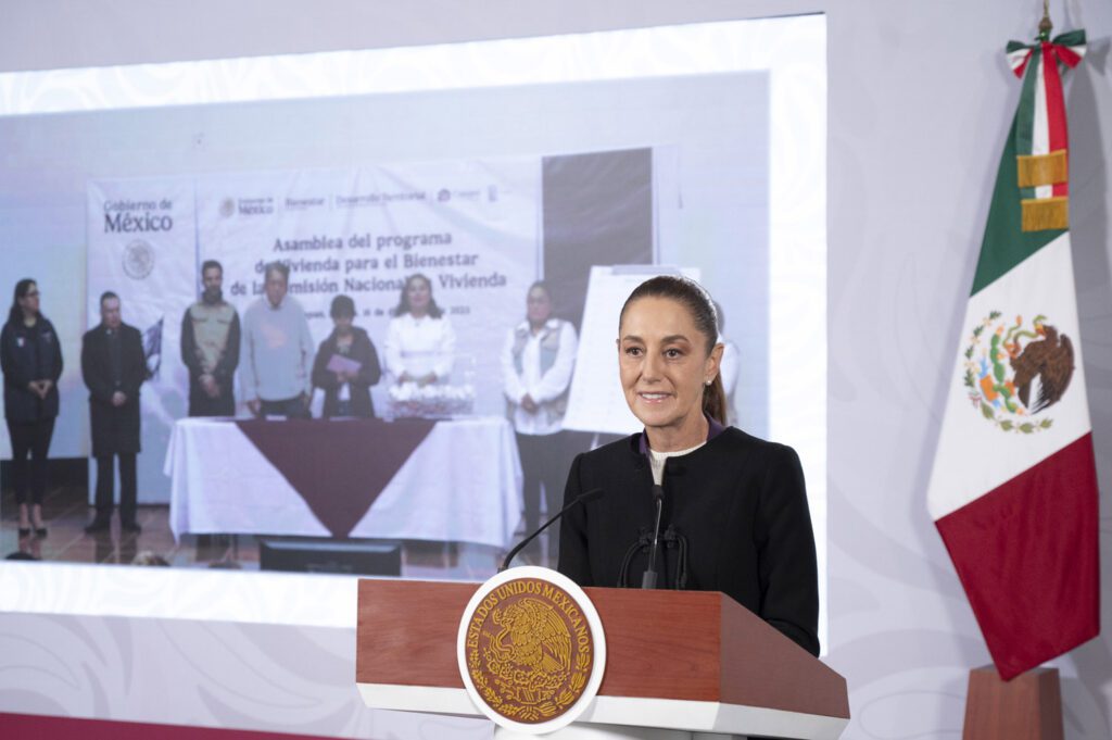 Sheinbaum inicia sorteos de viviendas del Bienestar