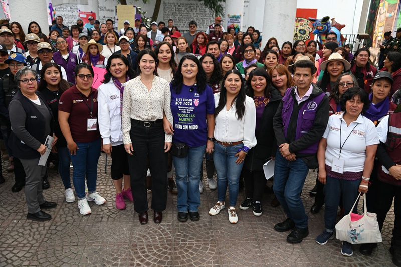 Brigadas fortalecen acciones contra la violencia de género en CDMX