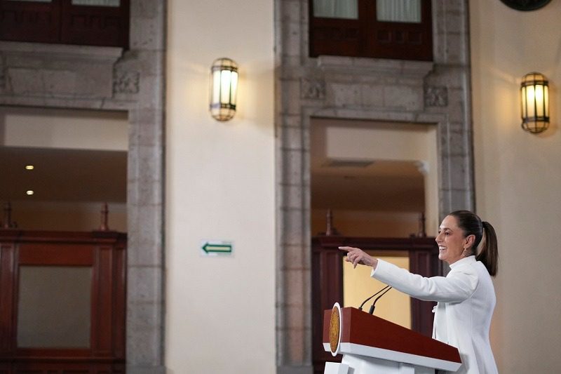 Sheinbaum inicia obra clave de presa en Baja California Sur