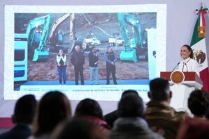 Sheinbaum inicia obra clave de presa en Baja California Sur