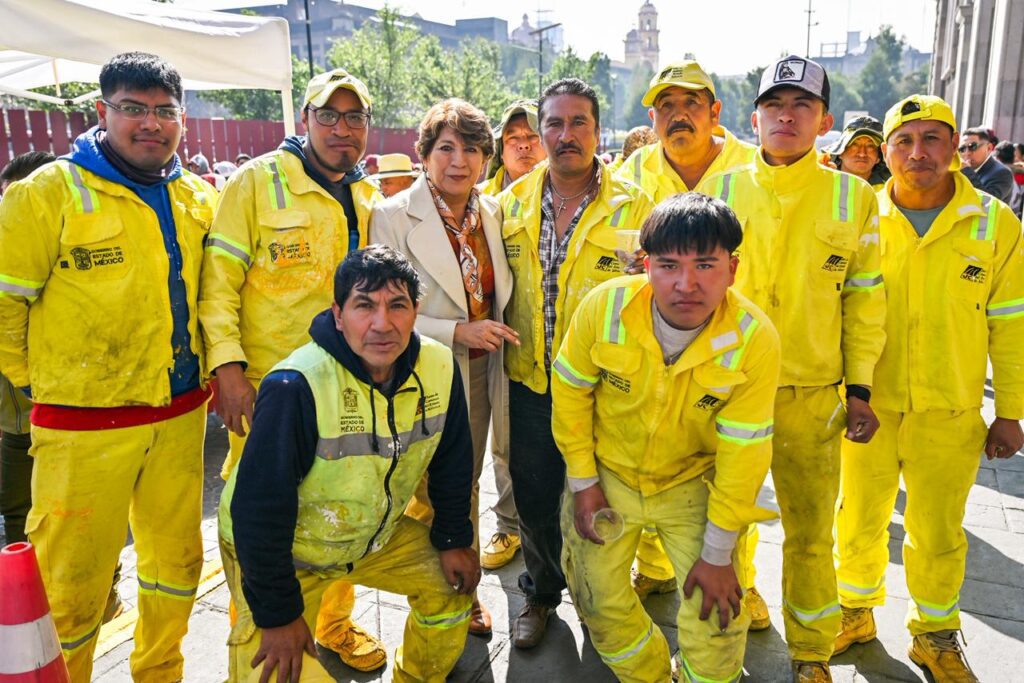 Delfina Gómez encabeza jornada de limpieza en Toluca