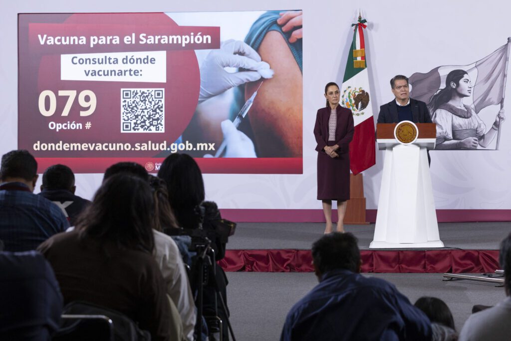 Gobierno acelera vacunación contra sarampión
