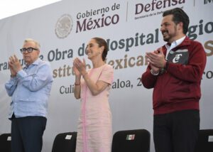 Sheinbaum inicia hospital del IMSS en Culiacán