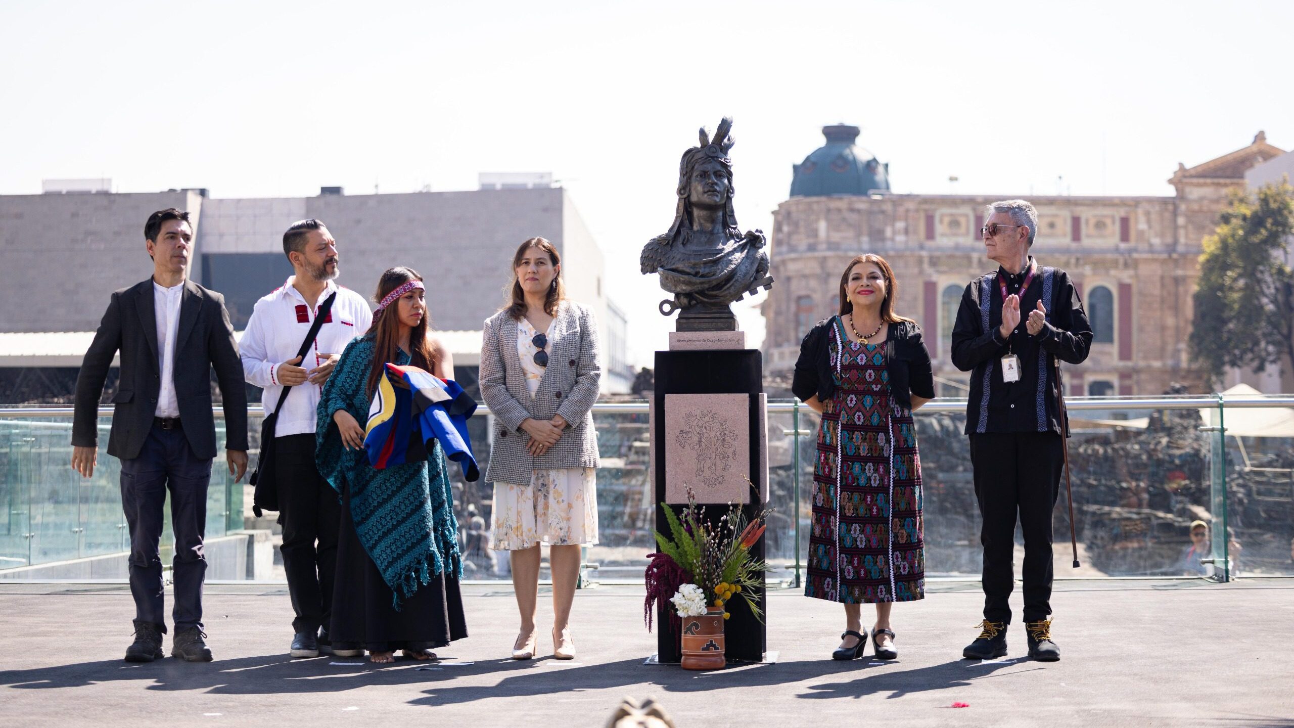 Clara Brugada reivindica legado de Cuauhtémoc