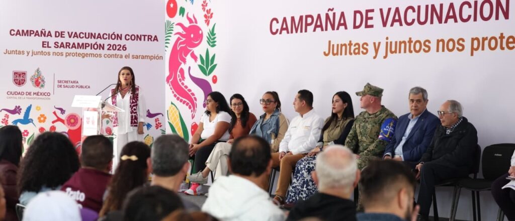 CDMX activa operativo extraordinario de vacunación contra el sarampión