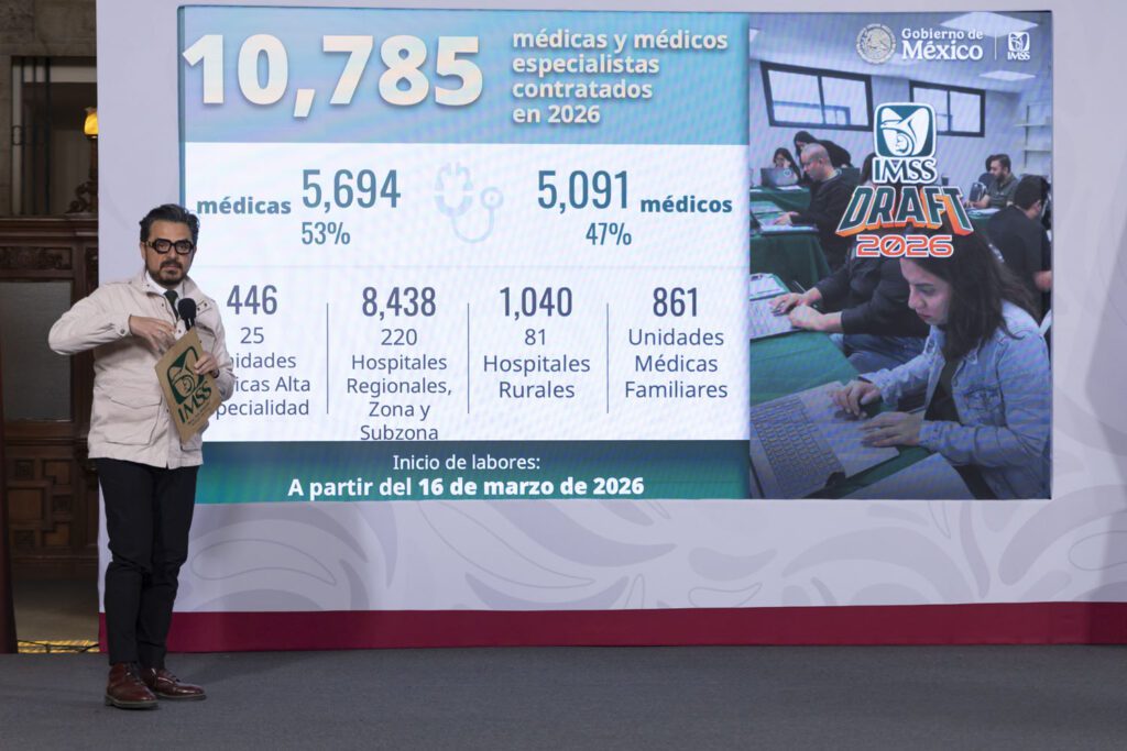 Histórica contratación de médicos en salud pública