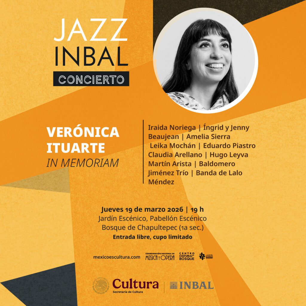 Homenaje a Verónica Ituarte en el ciclo Jazz INBAL