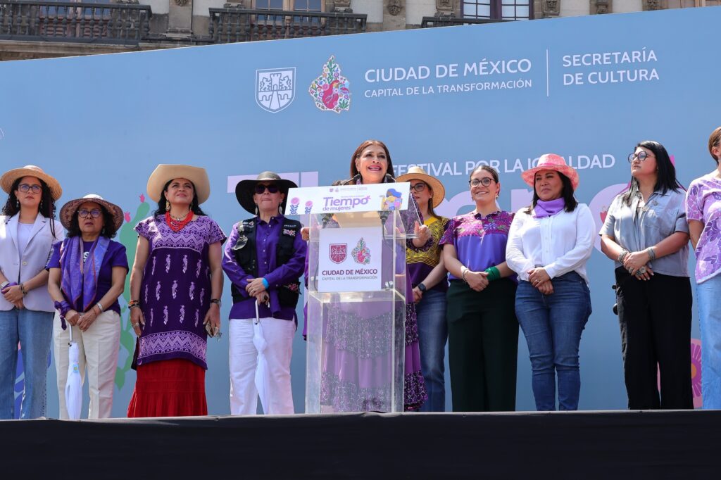 Brugada respalda marcha 8M en el Zócalo capitalino