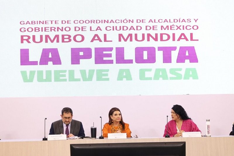 Brugada coordina CDMX rumbo al Mundial 2026