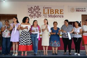 Sheinbaum inaugura Centro LIBRE para mujeres en Coquimatlán