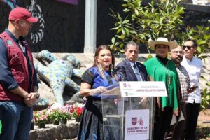 Brugada inaugura el mayor jardín de lluvia del país