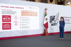 Gobierno impulsa Ley General contra feminicidio