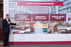 Abasto de medicamentos supera 97% en sector salud