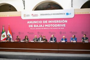 Delfina Gómez anuncia inversión histórica de Bajaj en Edoméx