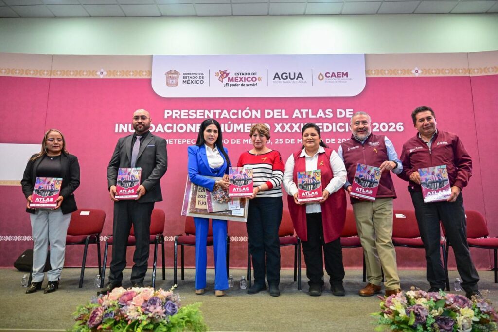 Delfina Gómez presenta Atlas de Inundaciones 2026