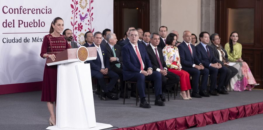 Sheinbaum impulsa acero nacional con acuerdo
