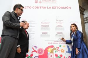 CDMX se une contra extorsión con pacto ciudadano