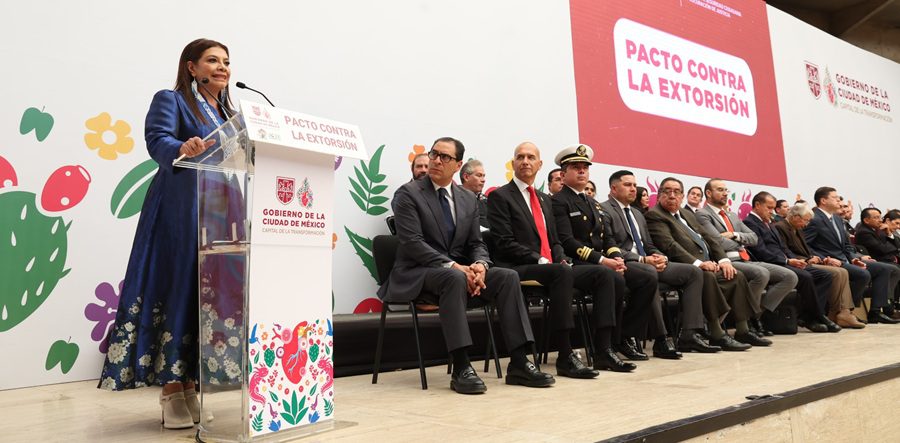 CDMX se une contra extorsión con pacto ciudadano
