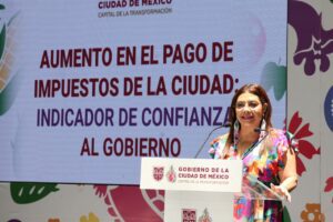 Brugada presume autonomía fiscal en CDMX