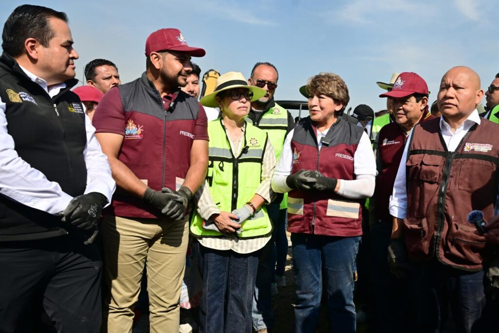 Delfina Gómez encabeza mega limpieza en Edomex