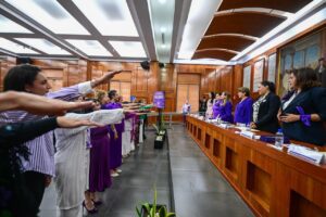 Delfina Gómez respalda agenda de mujeres en Edomex