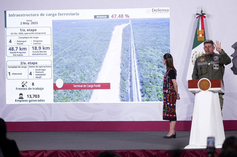 Sheinbaum proyecta 2 mil km de trenes