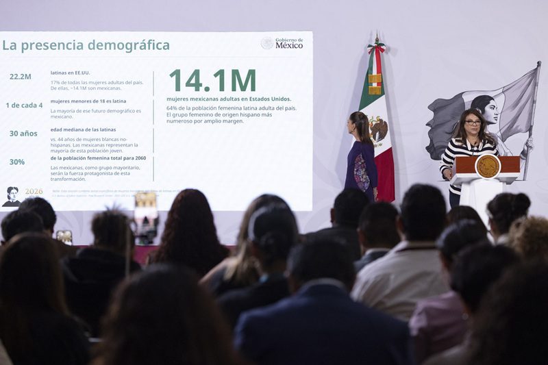 Mujeres mexicanas impulsan economía de EU: Sheinbaum