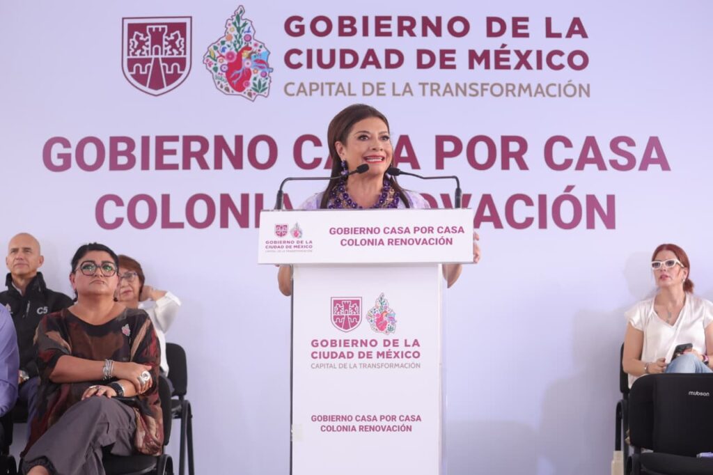 Clara Brugada refuerza obras contra inundaciones