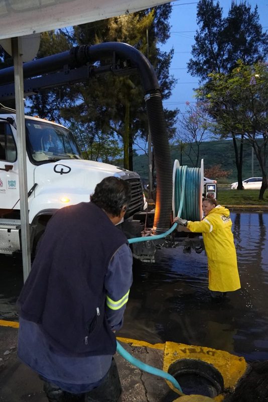 CDMX activa operativo por intensas lluvias