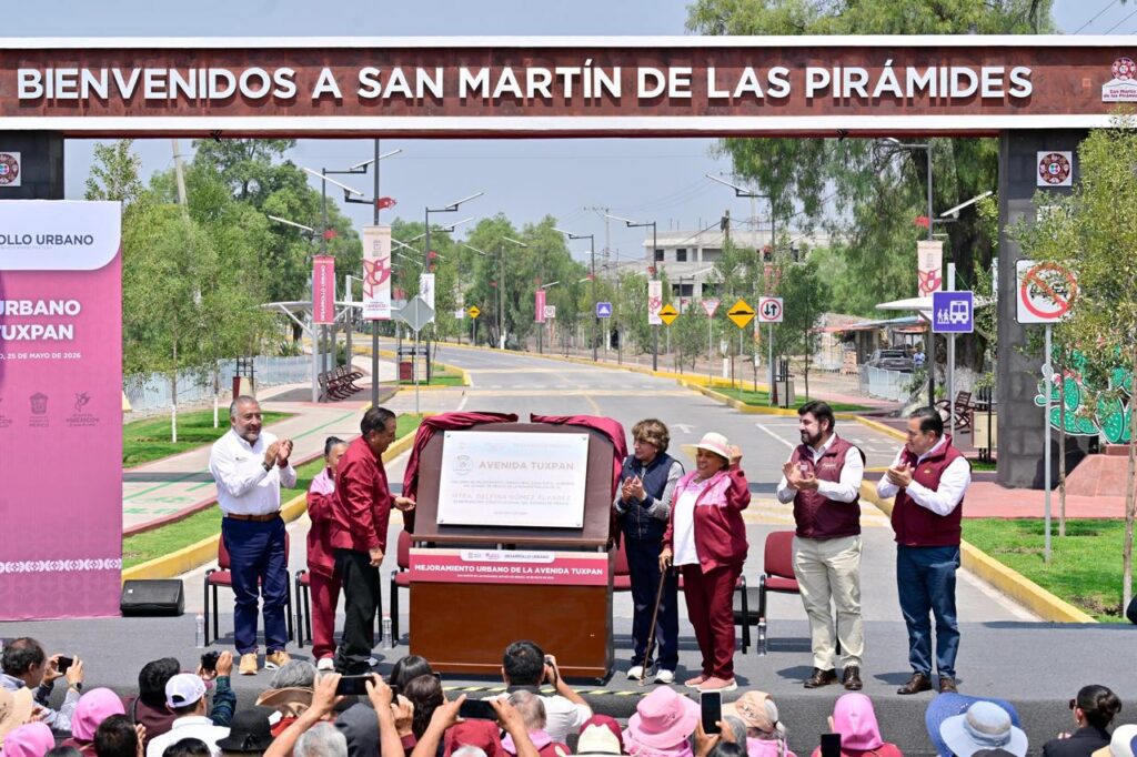 Delfina Gómez moderniza acceso a Teotihuacán