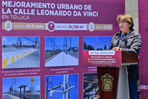 Delfina Gómez entrega rehabilitación de la Zona Industrial de Toluca