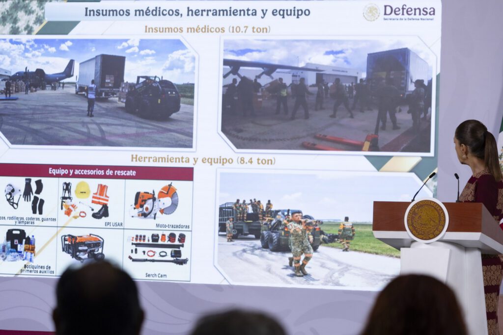 México despliega ayuda humanitaria en Venezuela tras terremotos