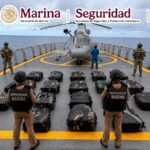 Marina decomisa 829 kilos de cocaína frente a Guerrero