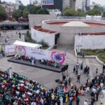 Inaugura Clara Brugada Glorieta Mundialista en la zona de Insurgentes
