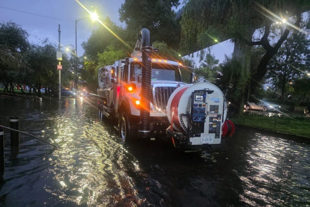Activan Operativo Tlaloque 2.0 por lluvias en la capital