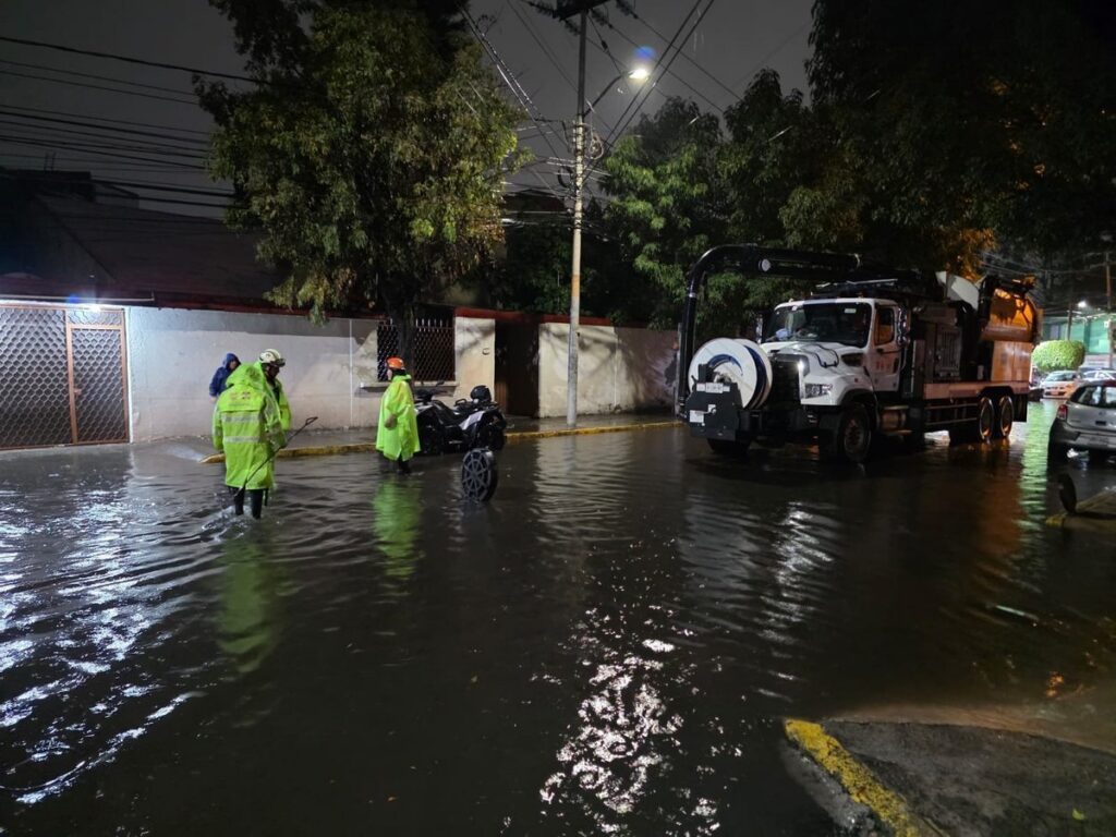 Activan Operativo Tlaloque 2.0 por lluvias en la capital