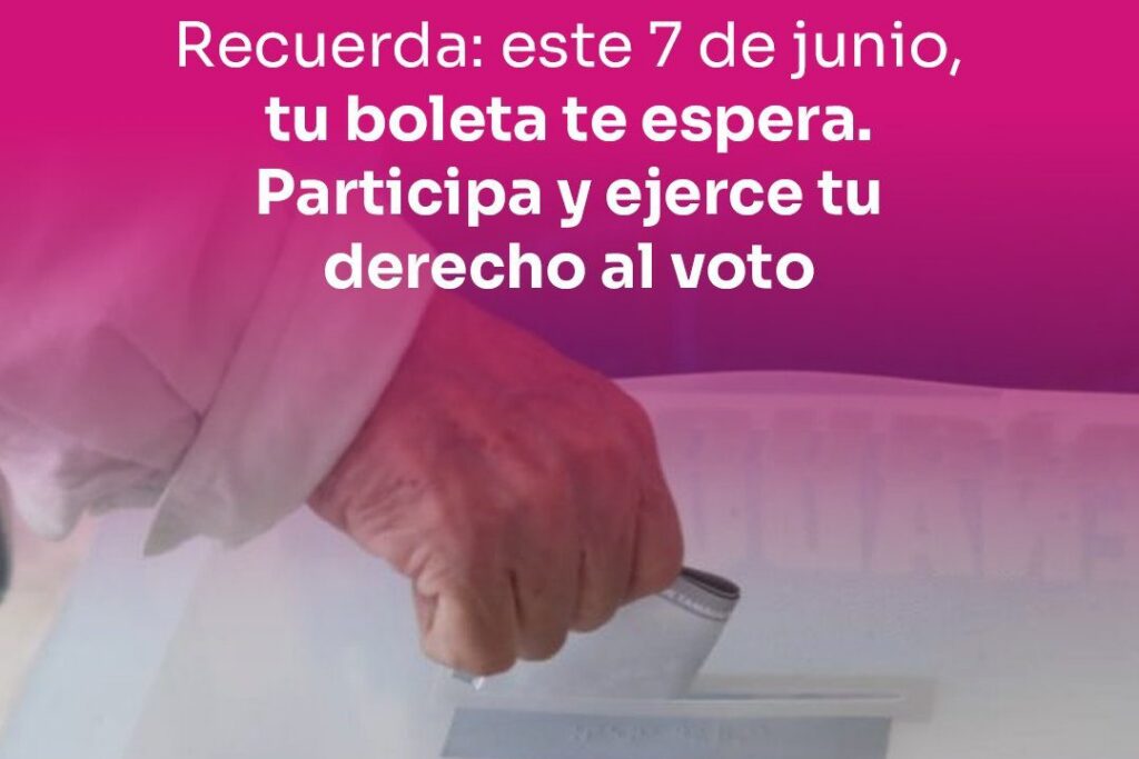 INE llama a votar en jornada electoral de Coahuila