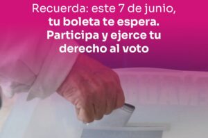 INE llama a votar en jornada electoral de Coahuila