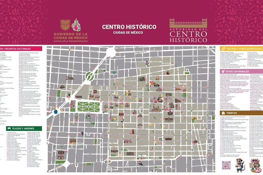 Nuevo mapa impulsa al Centro Histórico rumbo a 2026