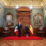 Sheinbaum recibe al rey Felipe VI de España