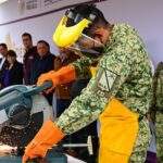 Delfina Gómez impulsa desarme voluntario en Toluca 