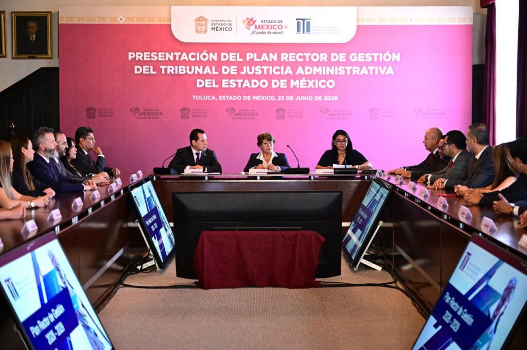 Respalda Delfina Gómez plan de justicia administrativa