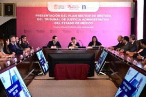 Respalda Delfina Gómez plan de justicia administrativa