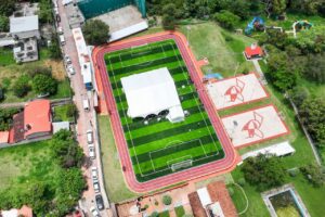 Gobierno del Edoméx rehabilita unidad deportiva en Zacazonapan