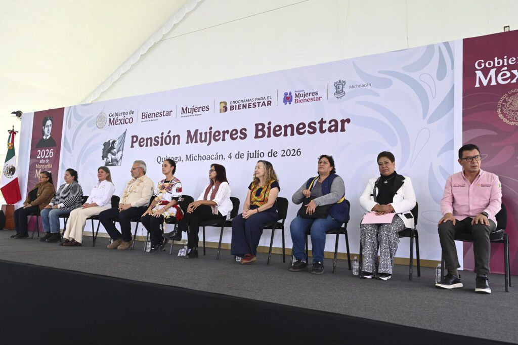 Entregan Pensión Mujeres Bienestar en Quiroga